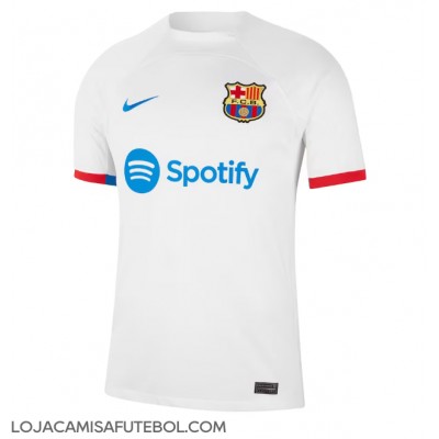 Camisa de Futebol Barcelona Raphinha Belloli #11 Equipamento Secundário 2023-24 Manga Curta